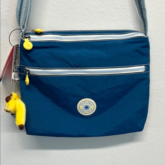 Kipling Crossbody Annebelle in Rebel Navy Blue w/Ginny the Gorilla 🦍 ☀️ - Picture 1 of 13